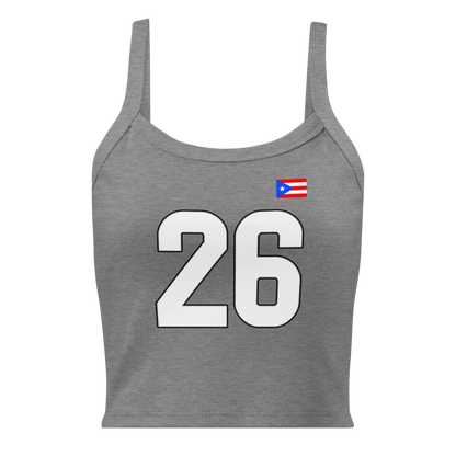 Xavier Quinones | Jersey Style Women’s Micro-Rib Tank Top