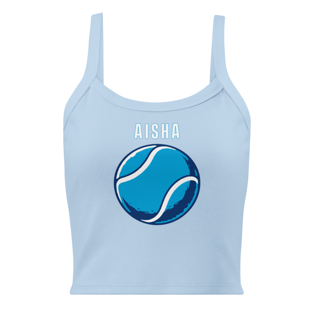Aisha Merchant | Jersey Style Women's Micro-Rib Tank Top