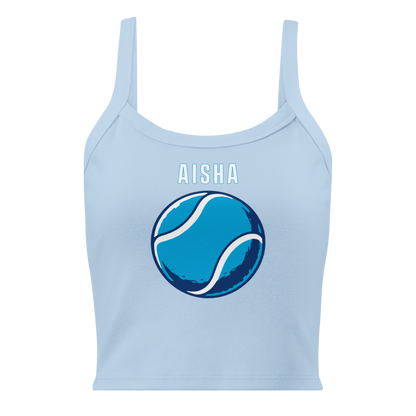 Aisha Merchant | Jersey Style Women's Micro-Rib Tank Top