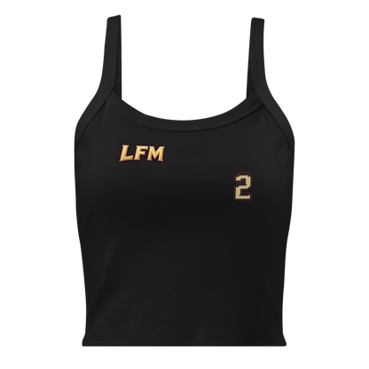 Trace White | Jersey Style Women's Micro-Rib Tank Top