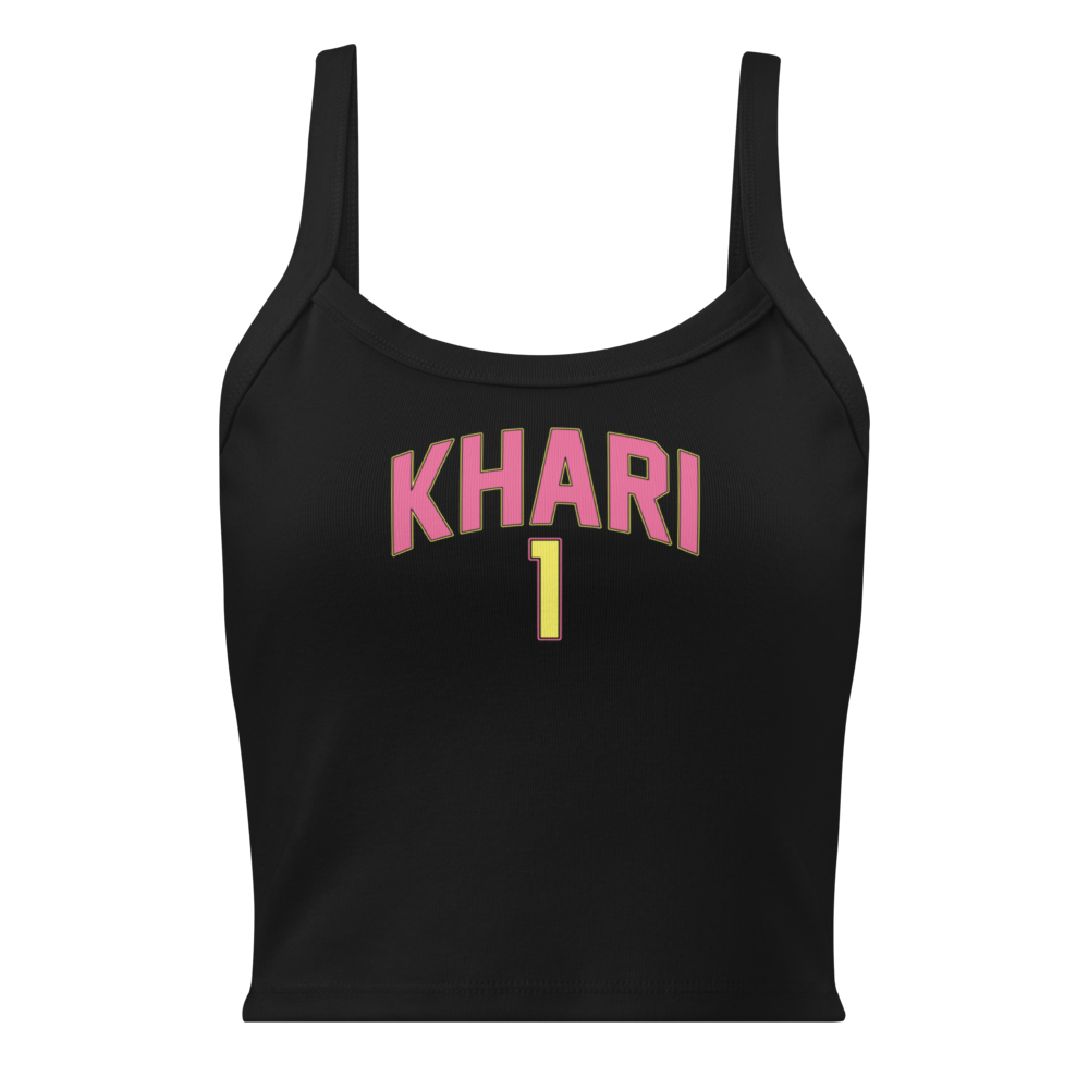 Khari Barrett | Jersey Style Women's Micro-Rib Tank Top
