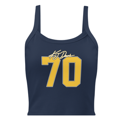 KJ Davis | Jersey Style Women's Micro-Rib Tank Top