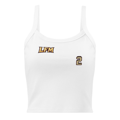 Trace White | Jersey Style Women's Micro-Rib Tank Top