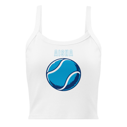 Aisha Merchant | Jersey Style Women's Micro-Rib Tank Top