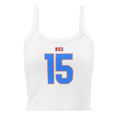 Dezman White | Jersey Style Women's Micro-Rib Tank Top