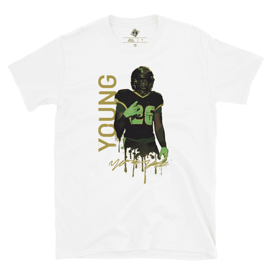 Yasias Young | Mural Front Print T-shirt - Clutch - Clothing