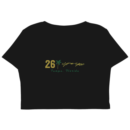 Yasias Young | Player Patch Organic Crop Top - Clutch - Clothing