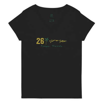 Yasias Young | Player Patch V-neck T-shirt - Clutch - Clothing