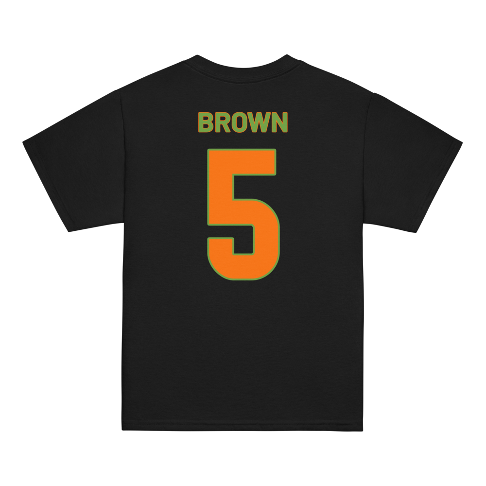 Travian Brown | Jersey Style Youth Shirt