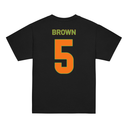 Travian Brown | Jersey Style Youth Shirt