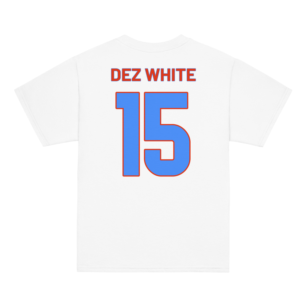 Dezman White | Jersey Style Youth Shirt