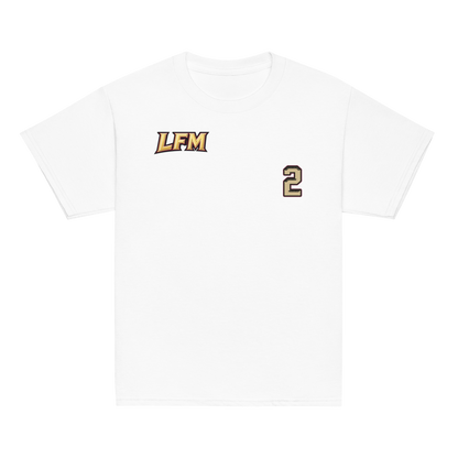 Trace White | Jersey Style Youth Shirt