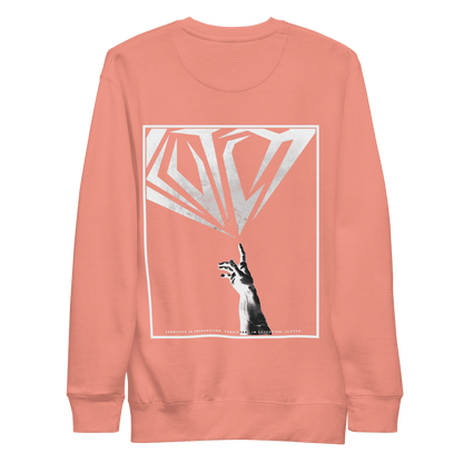Touch Greatness | Back Print Crewneck Sweatshirt